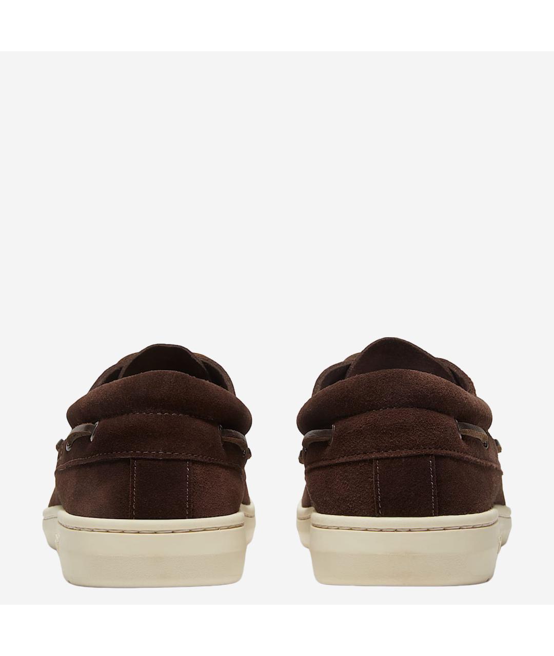 TIMBERLAND Коричневые замшевые низкие ботинки, фото 3