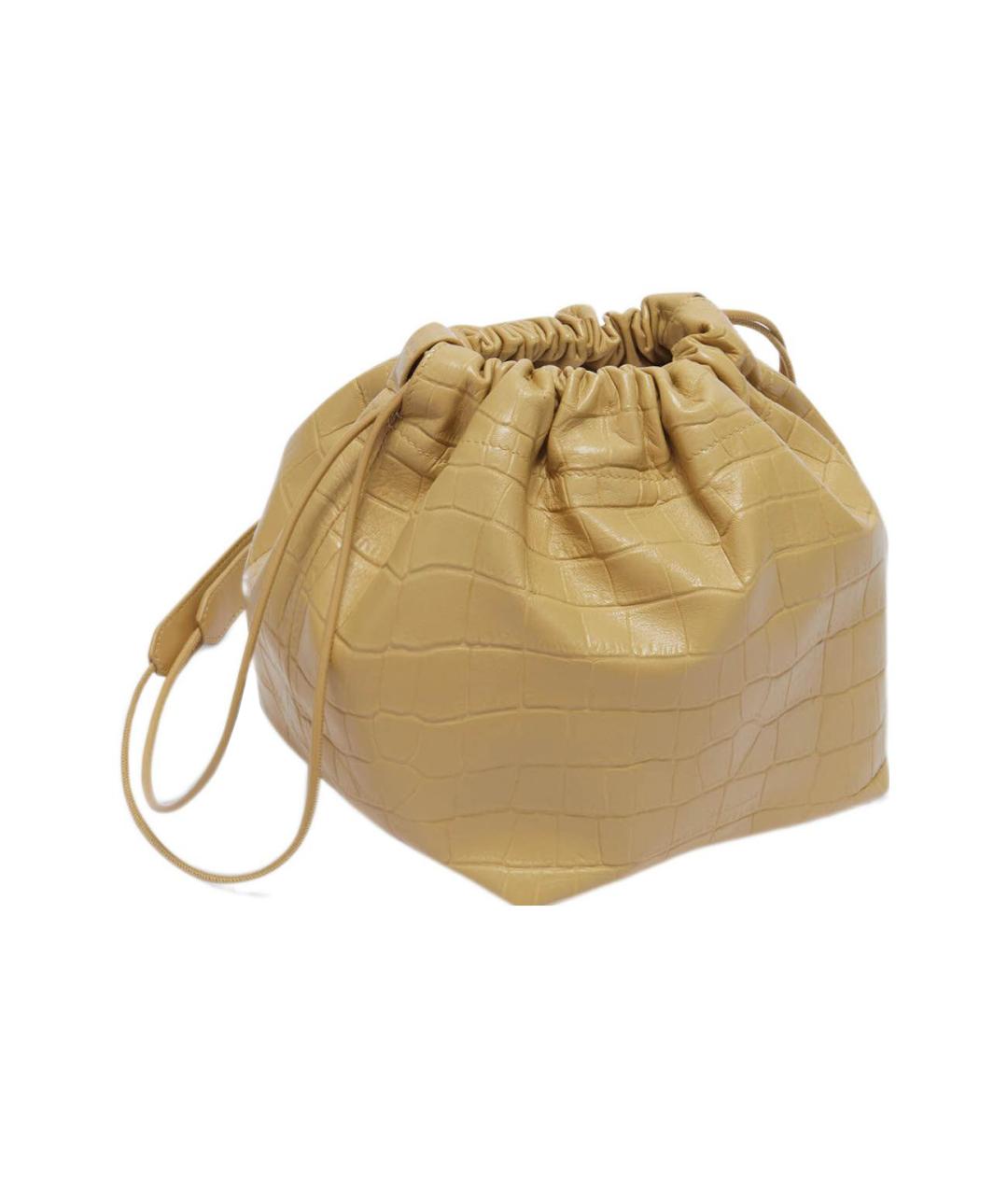 JIL SANDER Коричневая кожаная сумка через плечо, фото 2