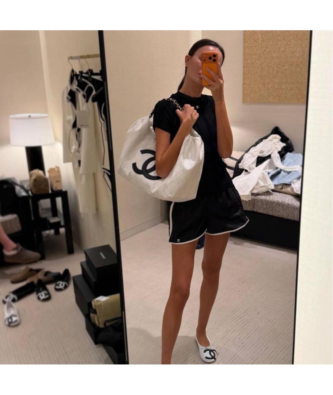 CHANEL Белая пляжная сумка, фото 6
