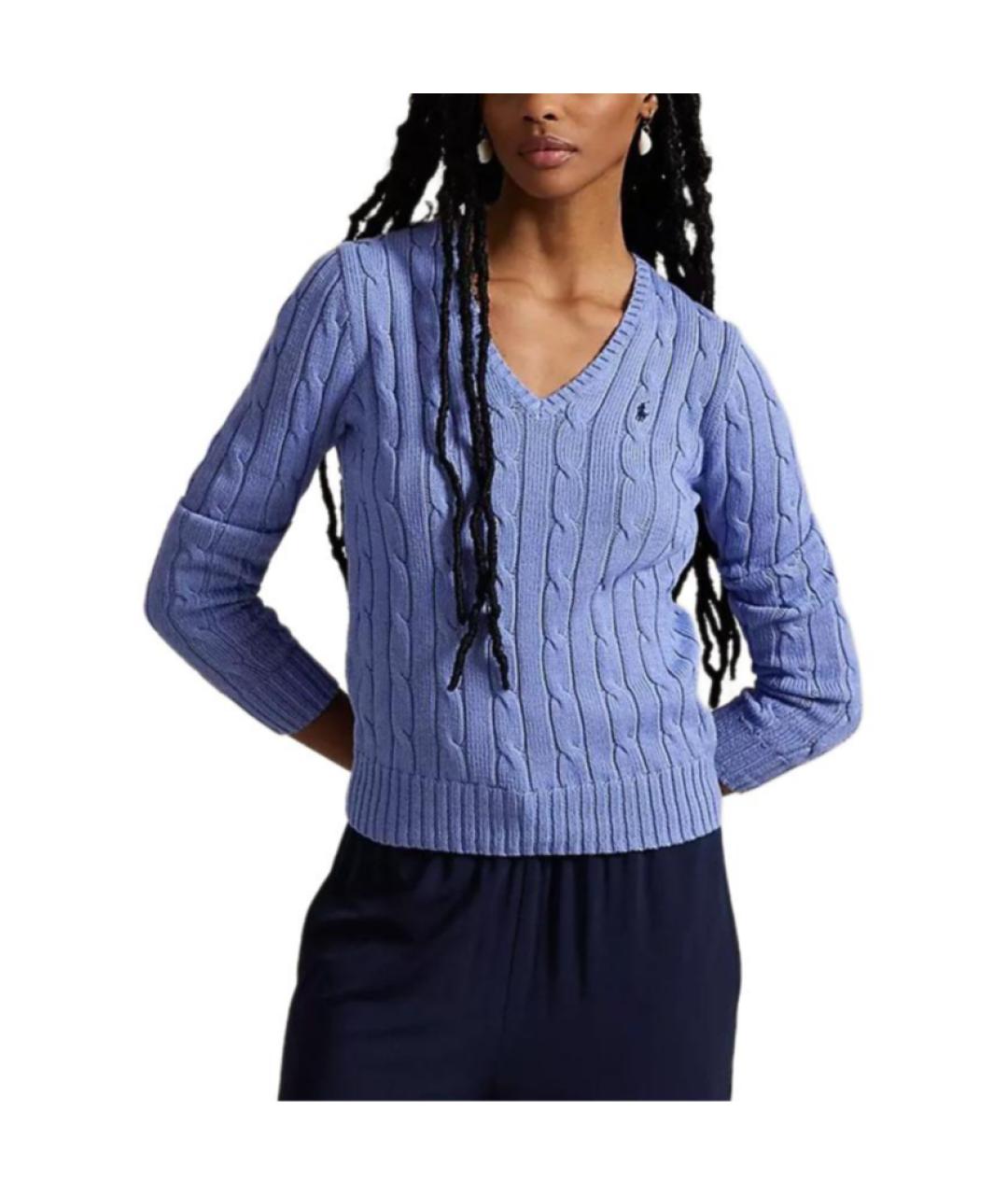 POLO RALPH LAUREN Синий джемпер / свитер, фото 2