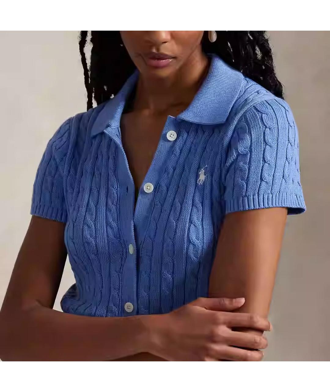 POLO RALPH LAUREN Синий кардиган, фото 5