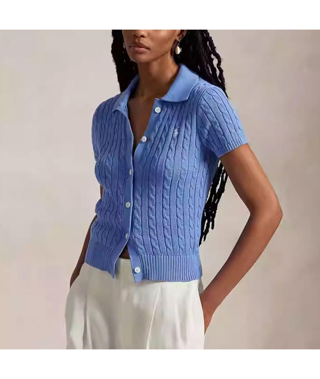 POLO RALPH LAUREN Синий кардиган, фото 4