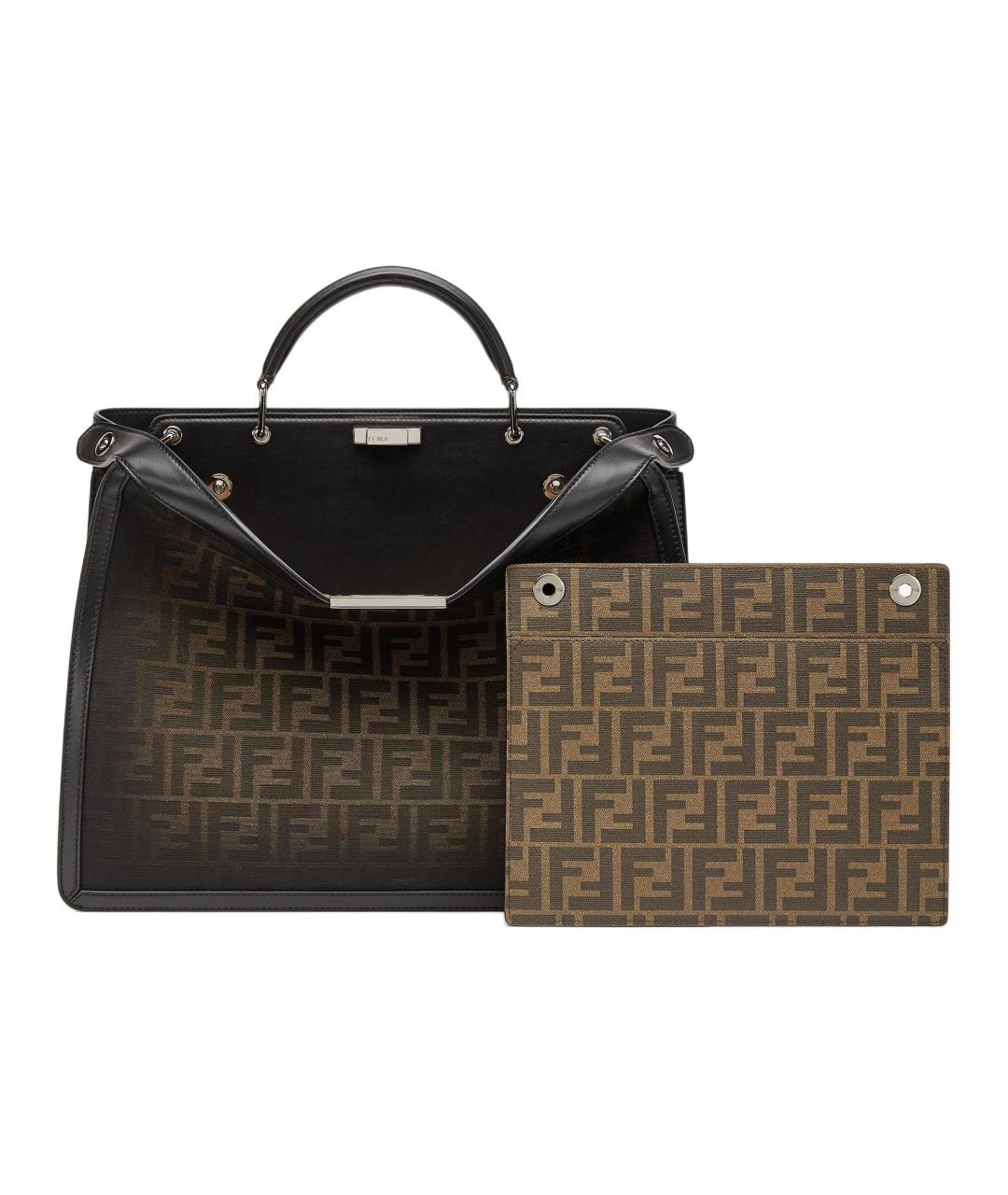 FENDI Коричневая сумка через плечо, фото 2