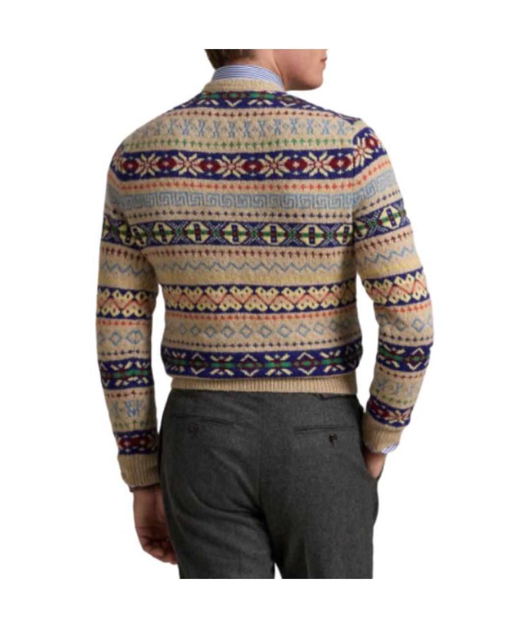 POLO RALPH LAUREN Бежевый джемпер / свитер, фото 5