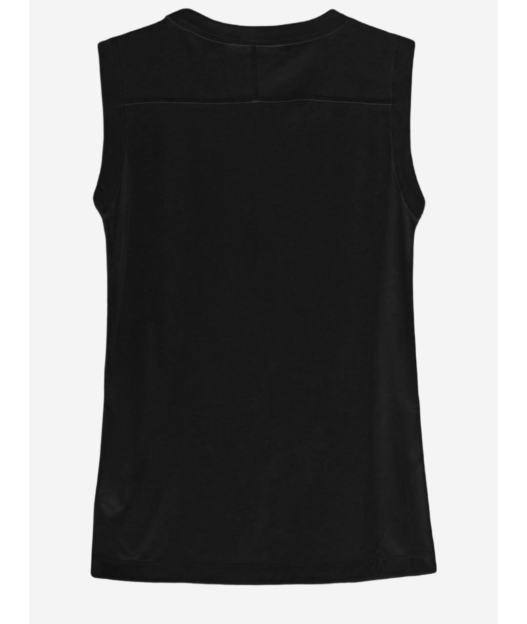 PHOEBE PHILO Черная хлопковая майка, фото 2