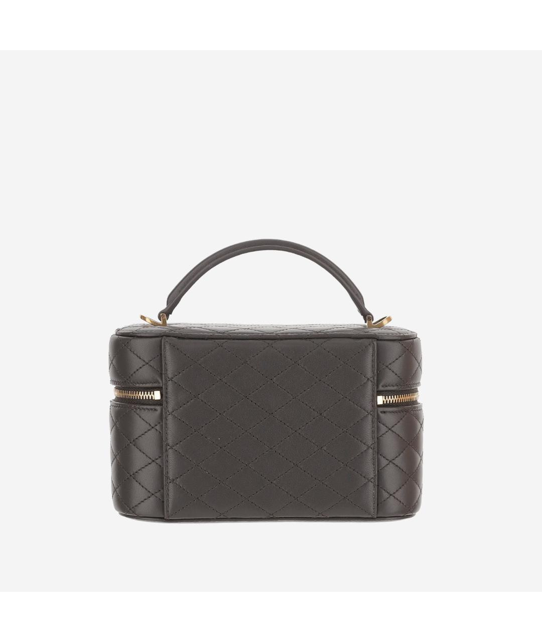 SAINT LAURENT Серая кожаная сумка тоут, фото 3