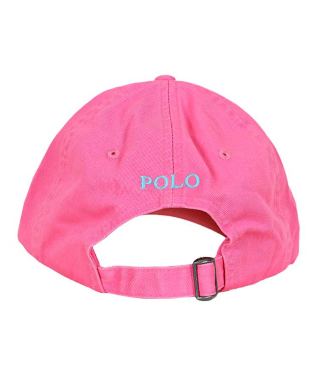 POLO RALPH LAUREN Розовая хлопковая кепка, фото 3