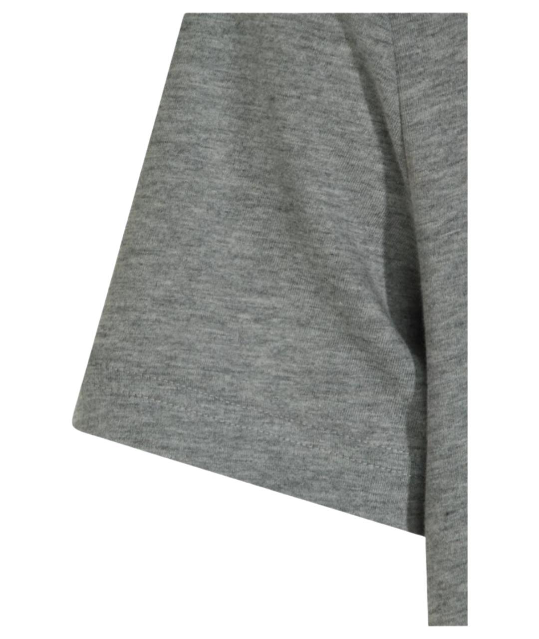 A.P.C. Серая хлопковая футболка, фото 3