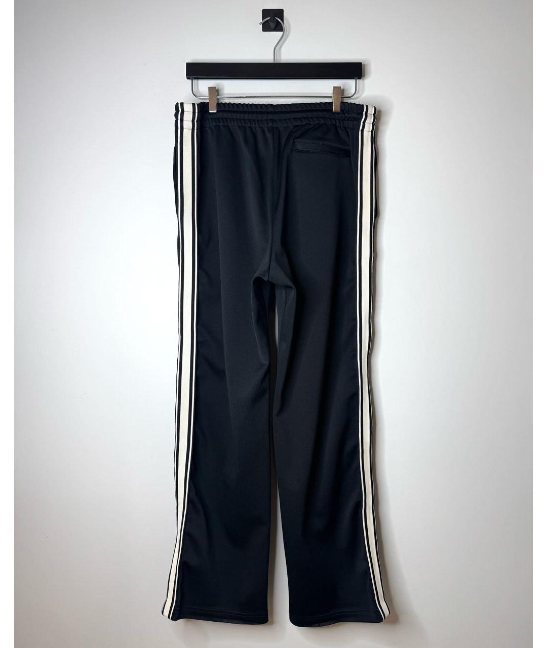 CELINE Черные полиэстеровые прямые брюки, фото 3