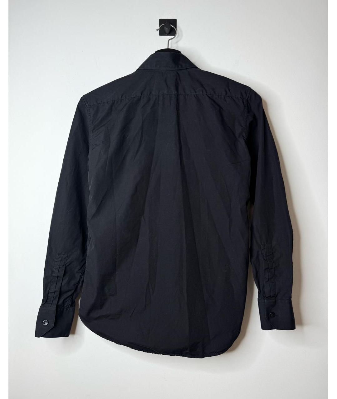 SAINT LAURENT Черная хлопковая рубашка, фото 3