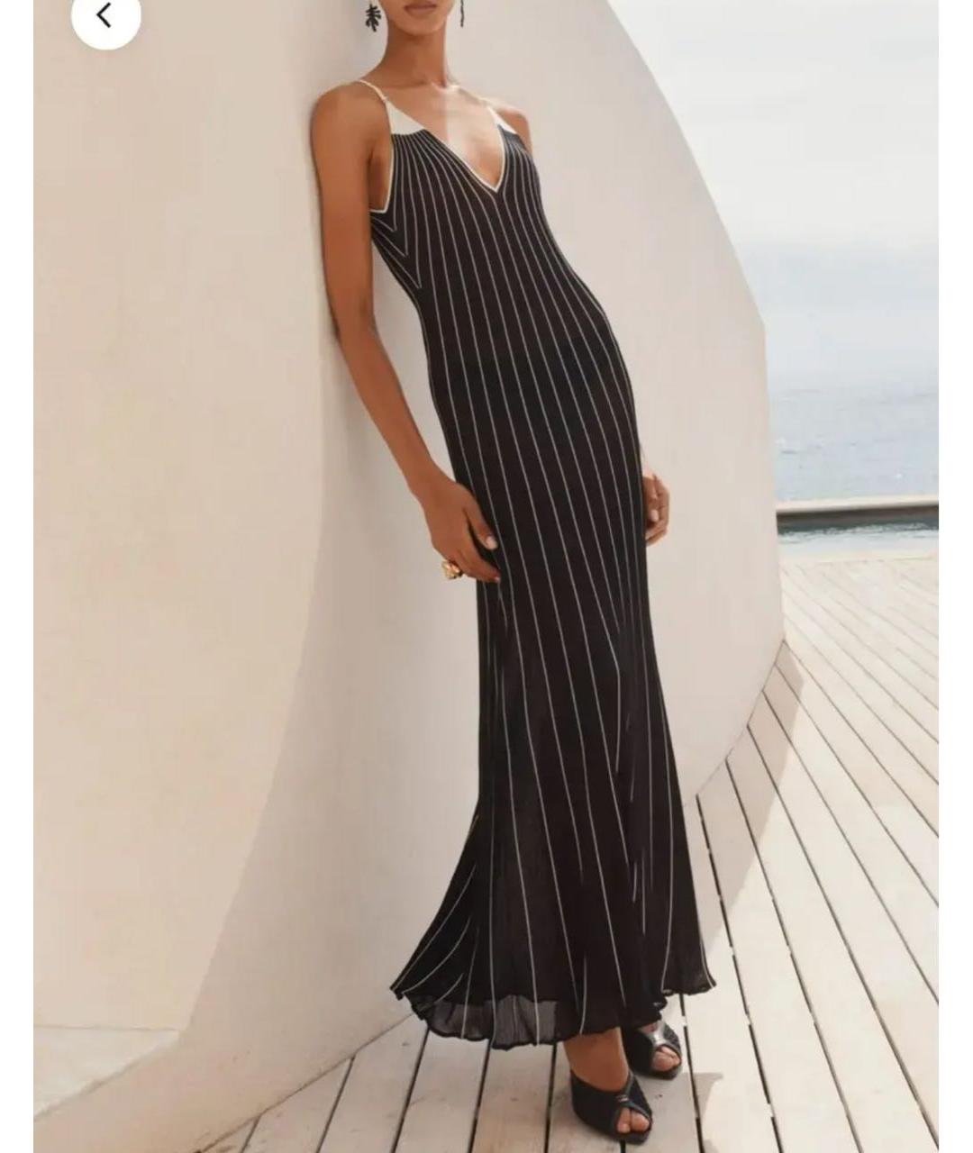 CHANEL Черный хлопковый сарафан, фото 2