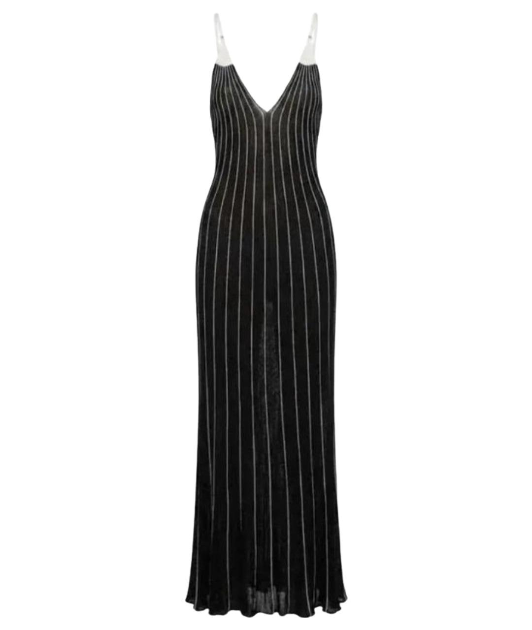 CHANEL Черный хлопковый сарафан, фото 1