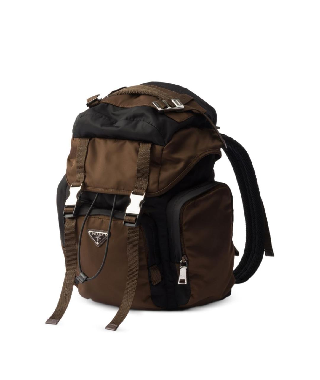 PRADA Черный синтетический рюкзак, фото 4