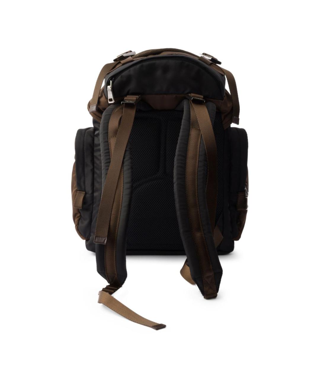 PRADA Черный синтетический рюкзак, фото 3