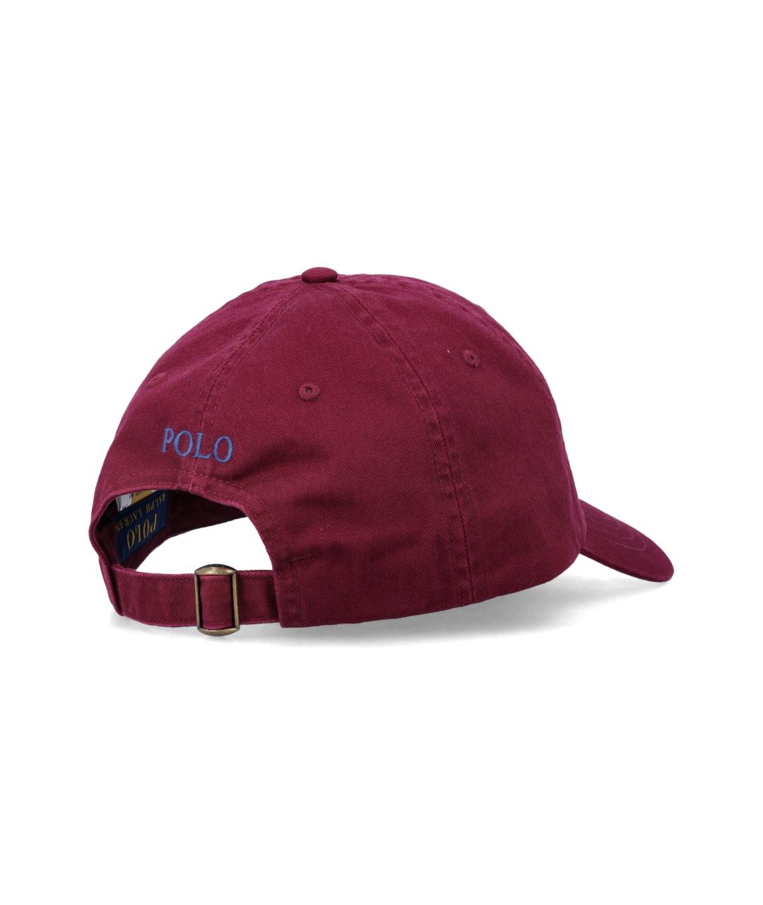 POLO RALPH LAUREN Бордовая кепка/бейсболка, фото 2