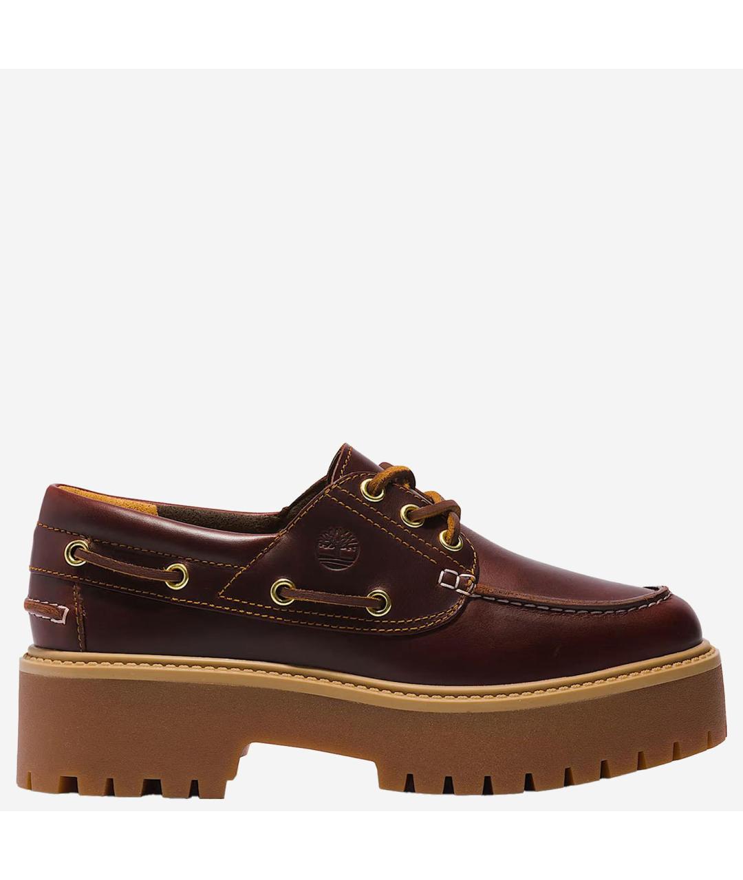 TIMBERLAND Коричневые кожаные лоферы, фото 1