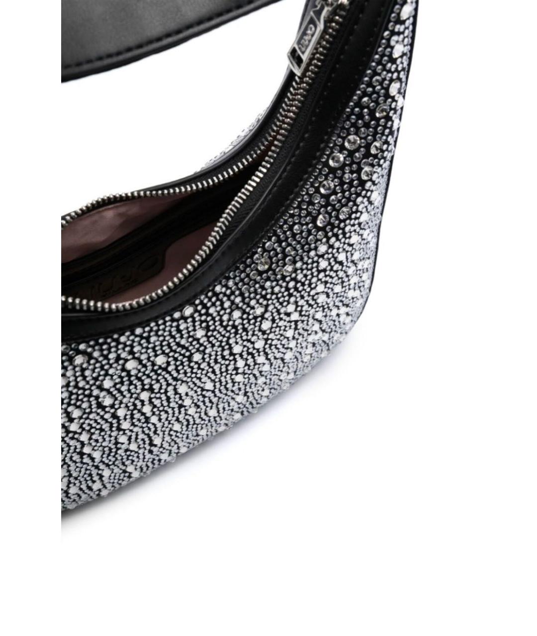 LIU JO Серебряная сумка через плечо из искусственной кожи, фото 4