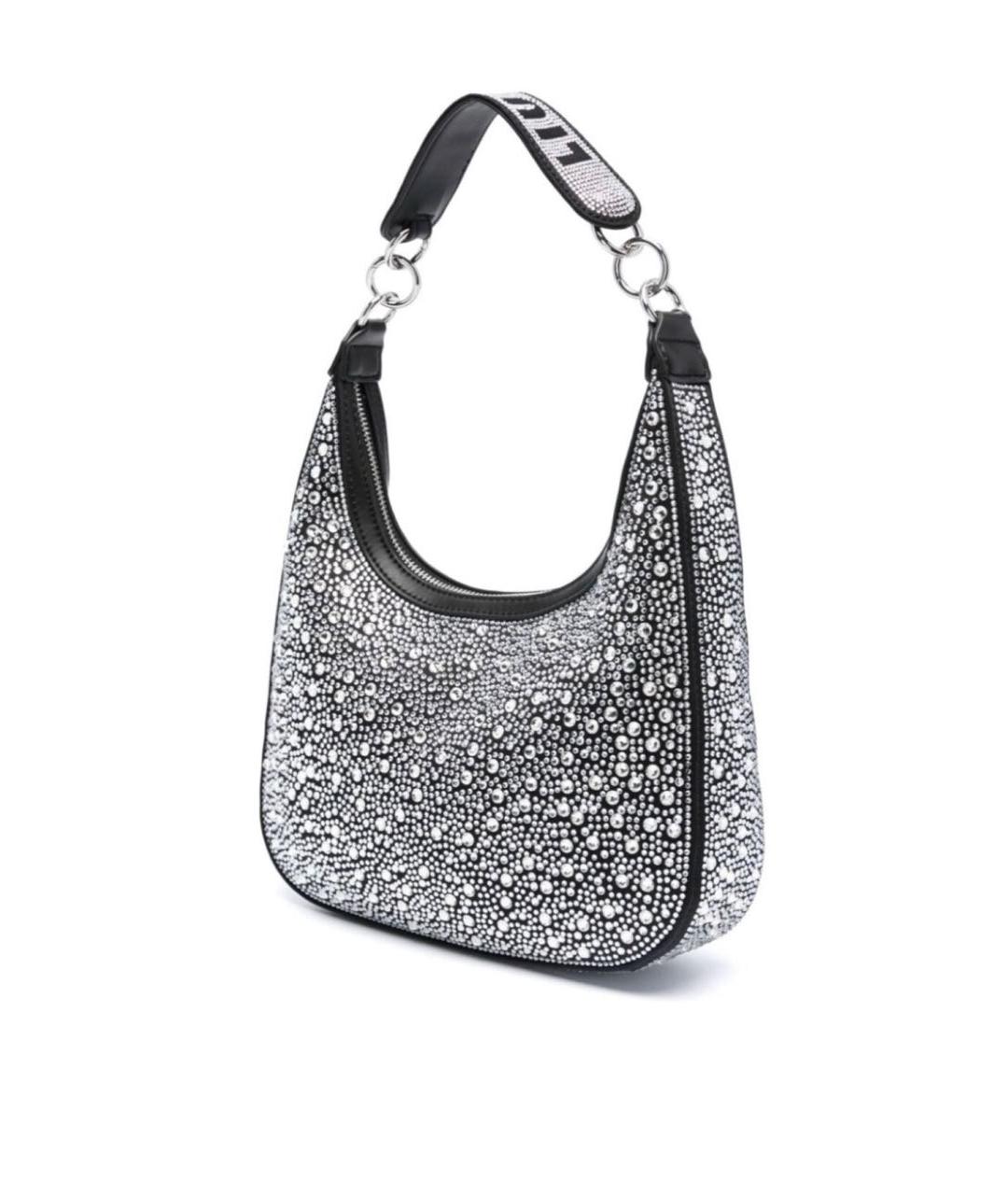 LIU JO Серебряная сумка через плечо из искусственной кожи, фото 2