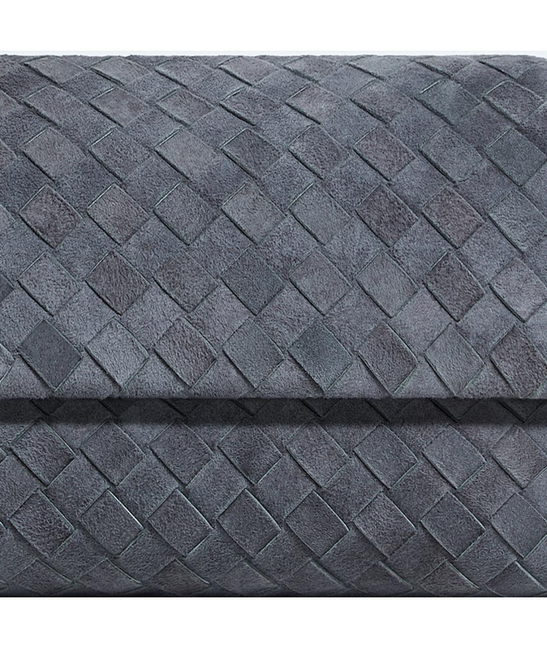 BOTTEGA VENETA Серая замшевая сумка через плечо, фото 4