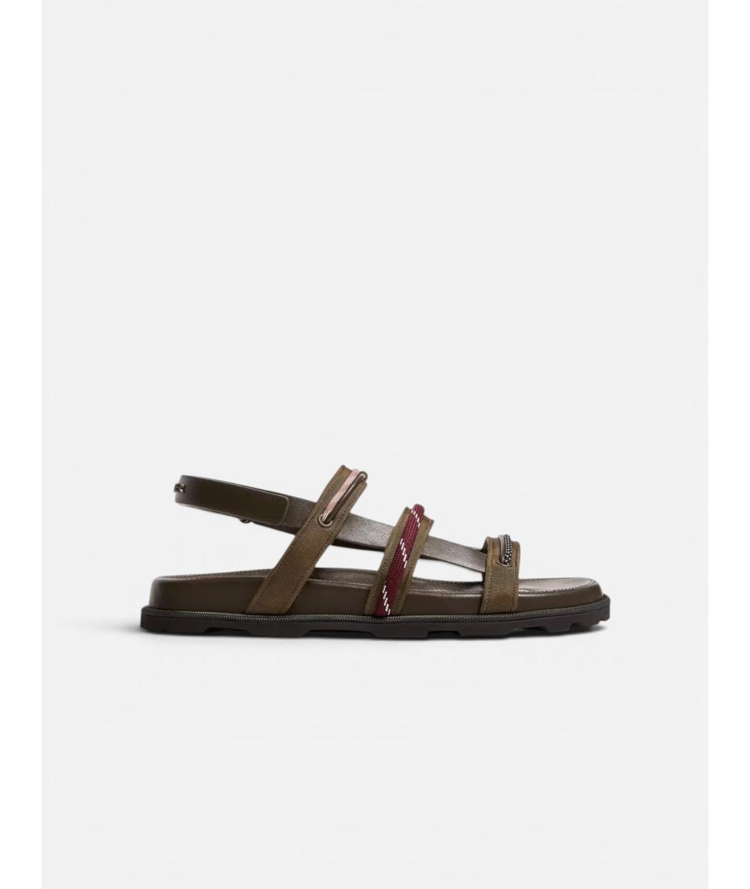 MONCLER Коричневые сандалии, фото 5