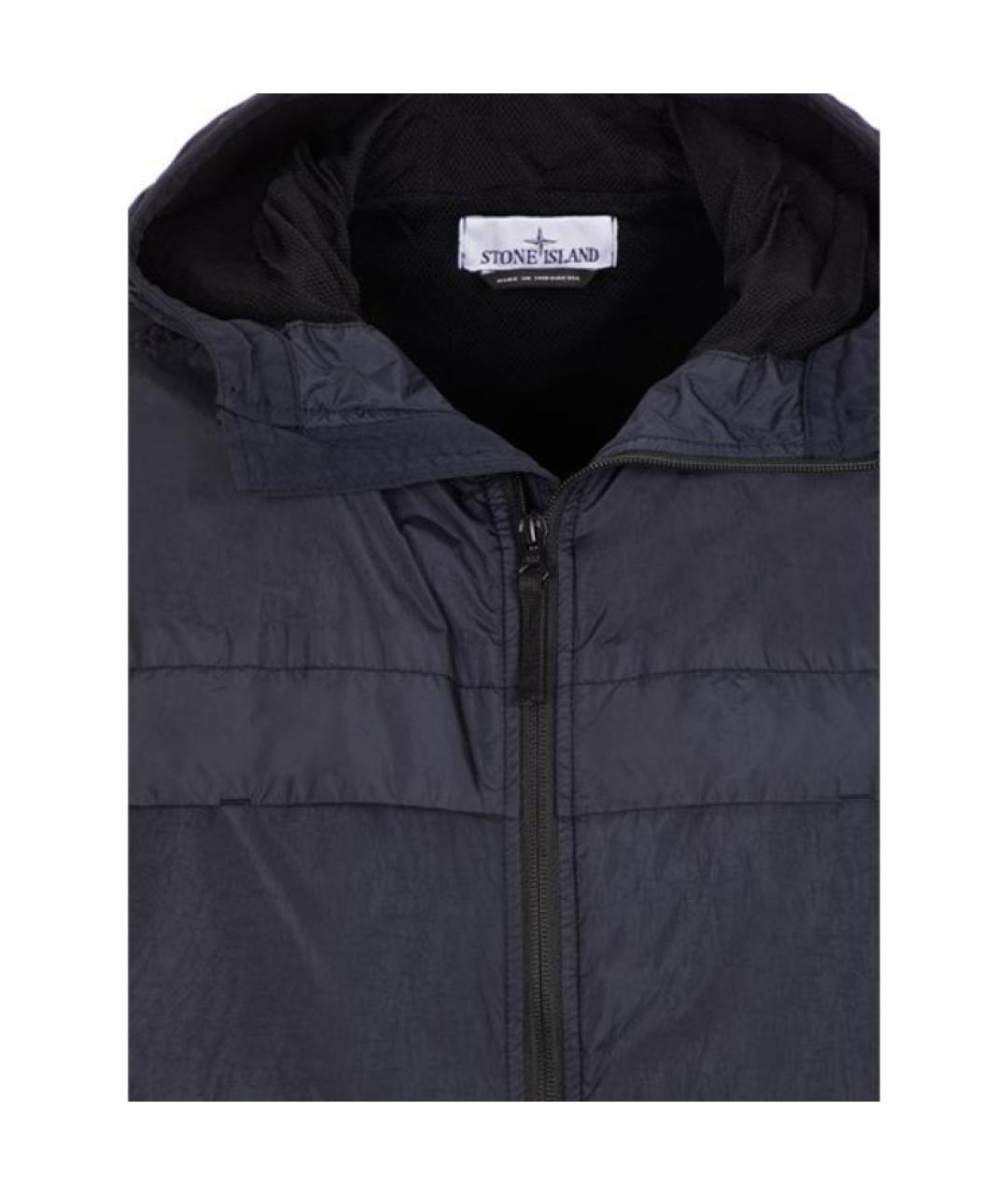 STONE ISLAND Темно-синяя куртка, фото 3