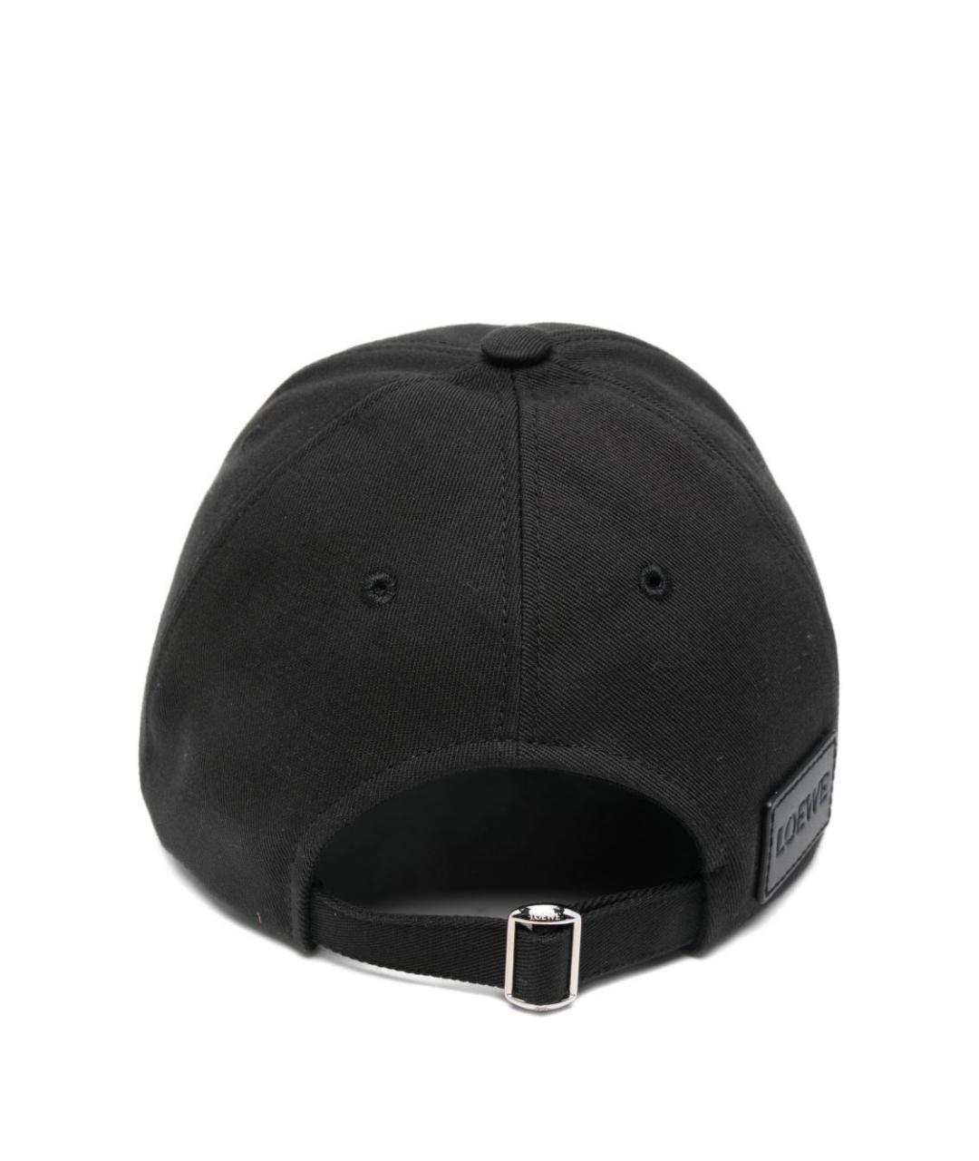 LOEWE Черная хлопковая кепка/бейсболка, фото 2