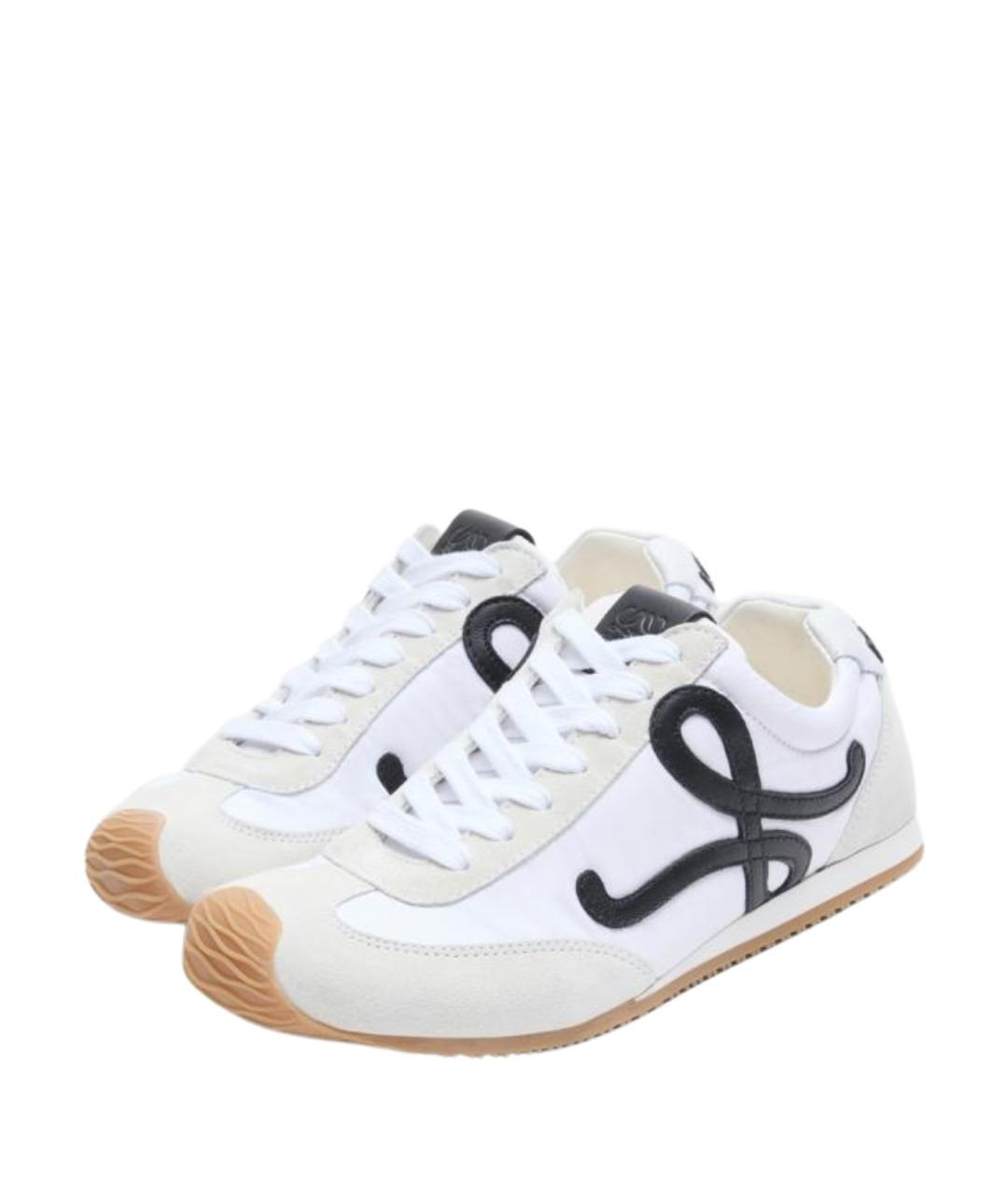 LOEWE Мульти кожаные кроссовки, фото 2