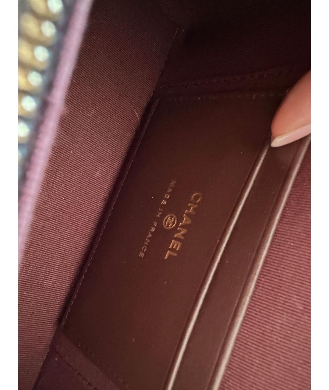 CHANEL Черная кожаная сумка через плечо, фото 8