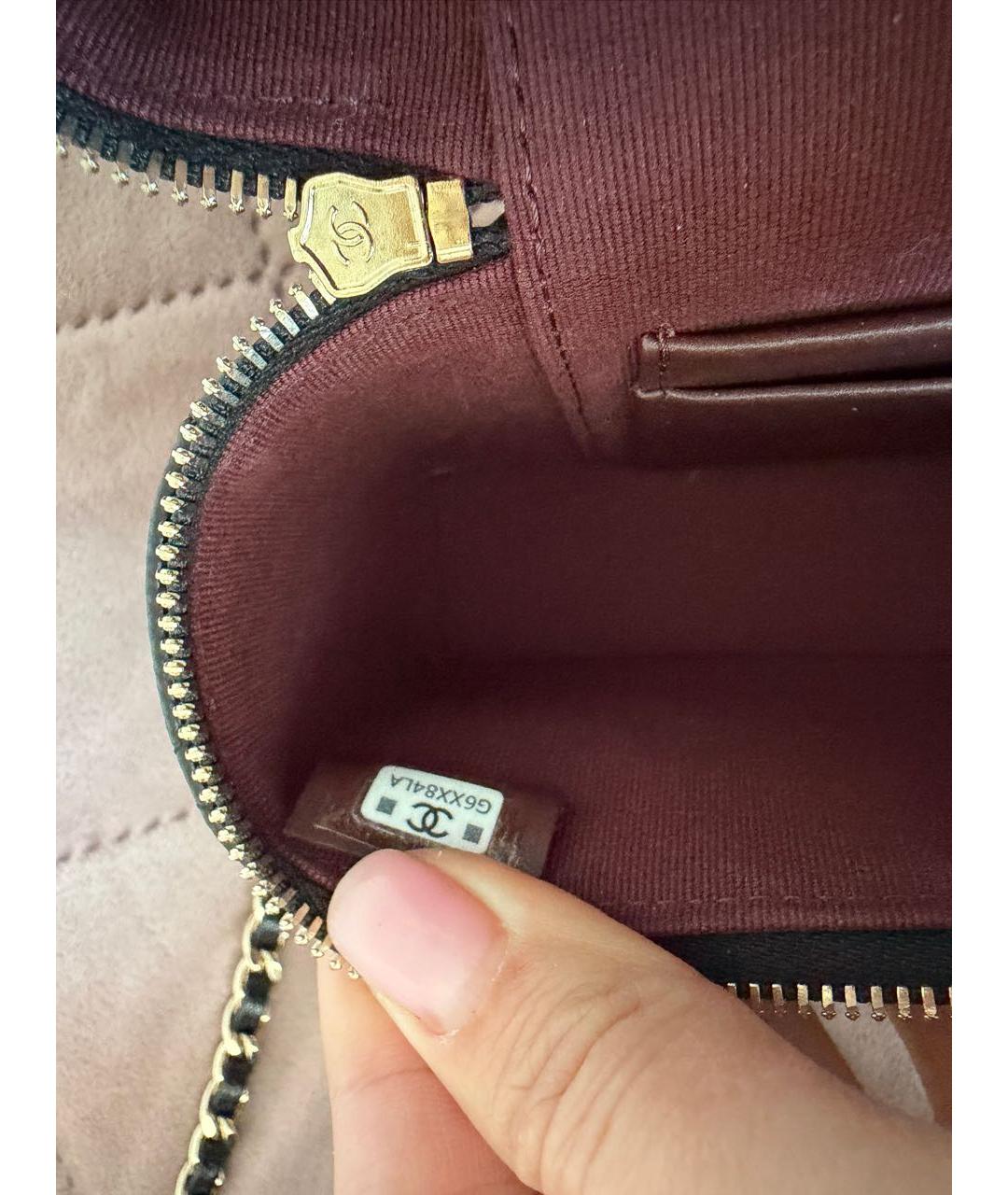 CHANEL Черная кожаная сумка через плечо, фото 6