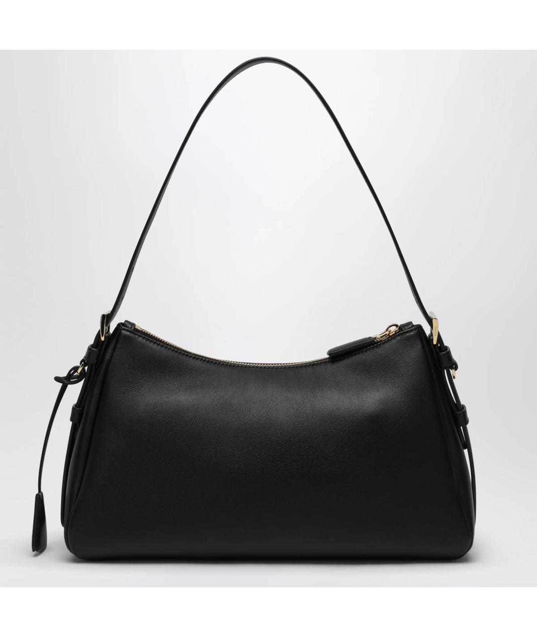 PRADA Черная кожаная сумка через плечо, фото 2