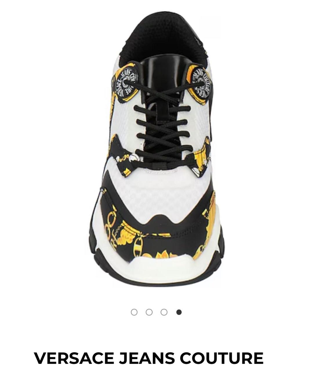 VERSACE JEANS COUTURE Мульти текстильные кроссовки, фото 2