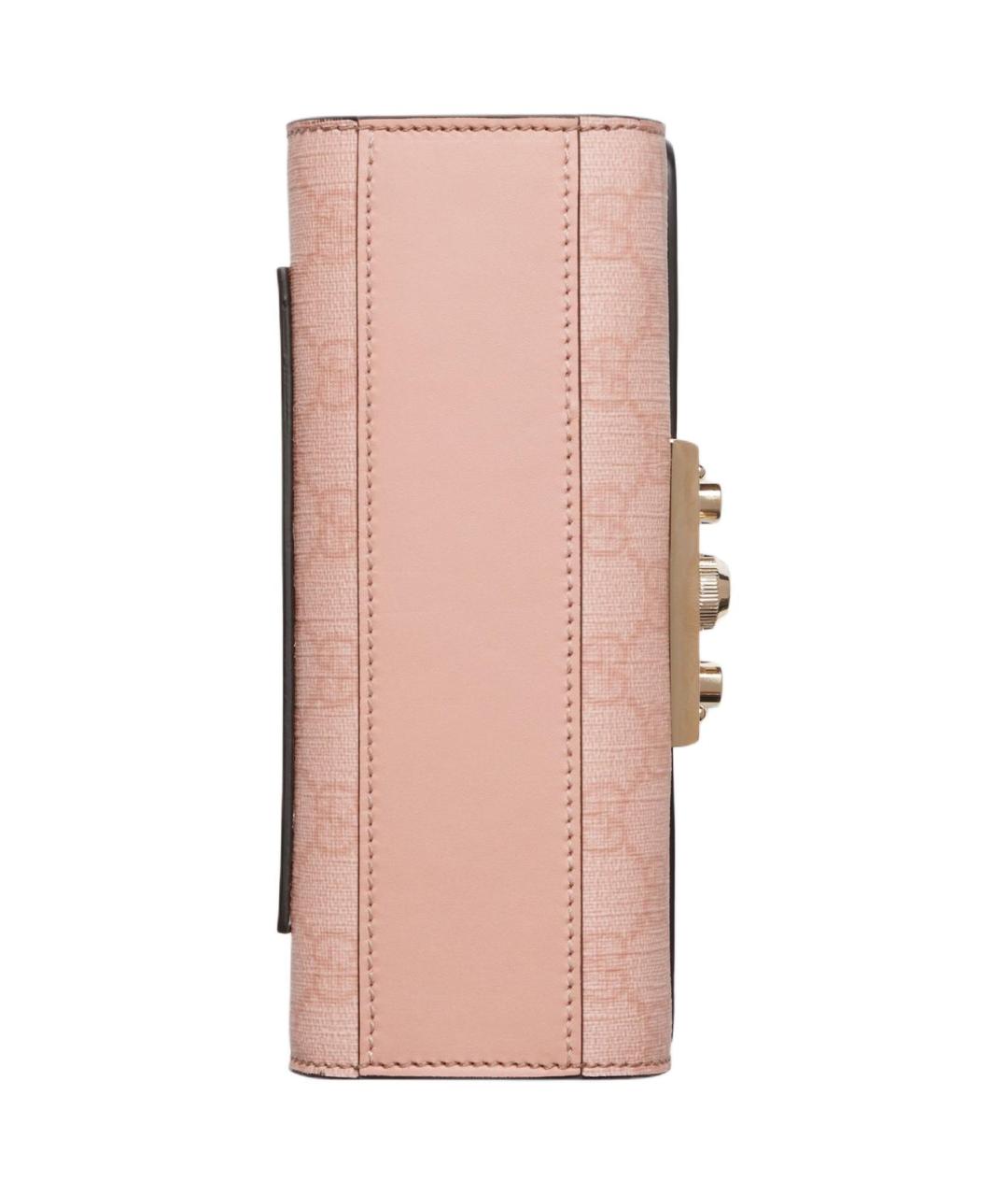 GUCCI Розовая кожаная сумка через плечо, фото 5