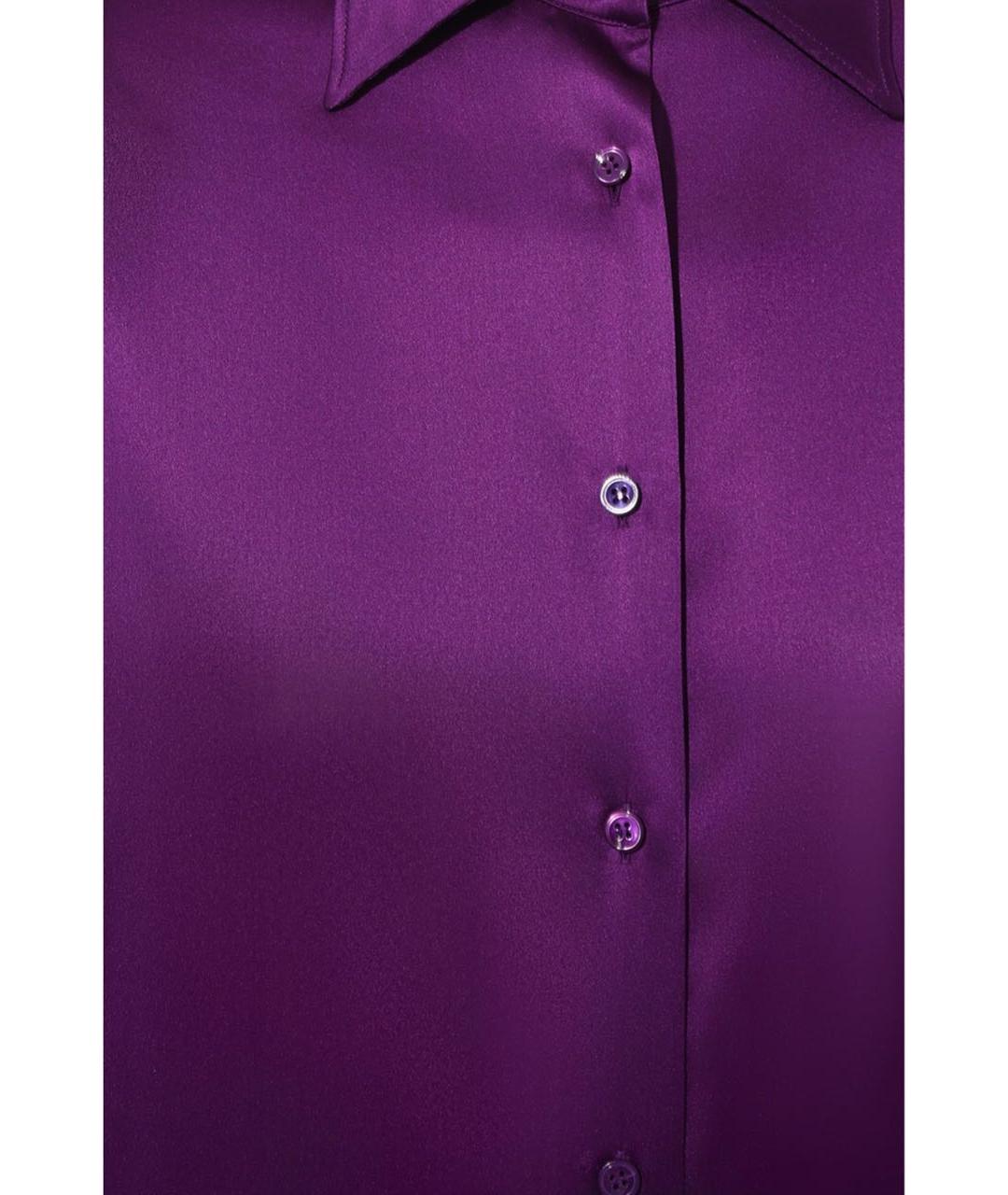 TOM FORD Фиолетовый шелковый костюм с брюками, фото 6