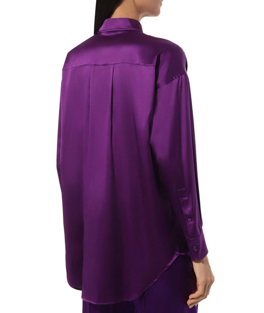 TOM FORD Фиолетовый шелковый костюм с брюками, фото 5