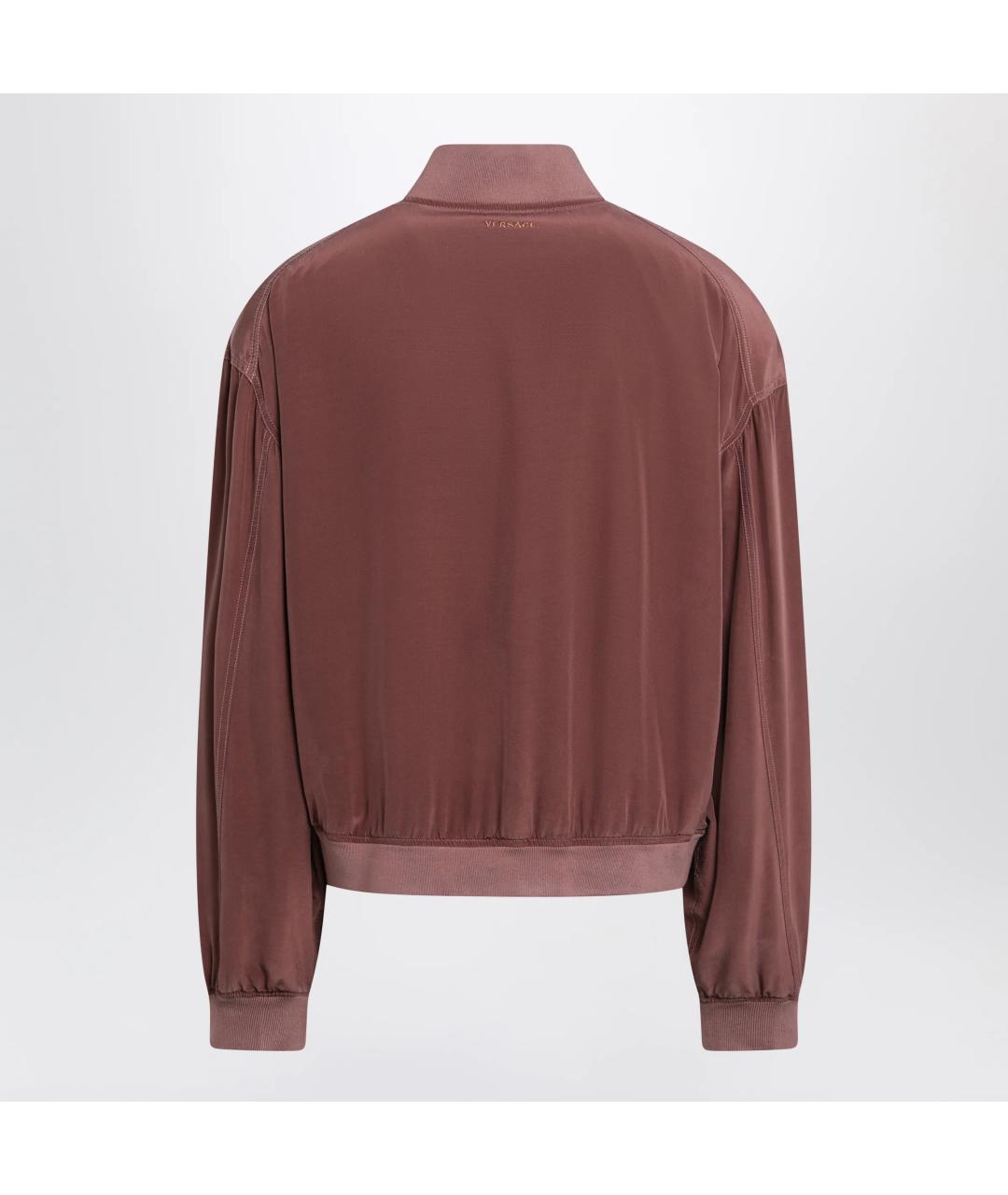 VERSACE Фиолетовая шелковая куртка, фото 2