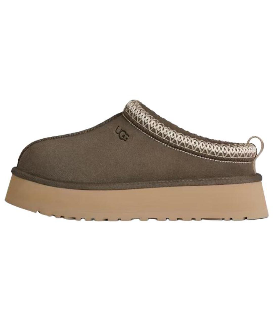 UGG Коричневые замшевые мюли, фото 2
