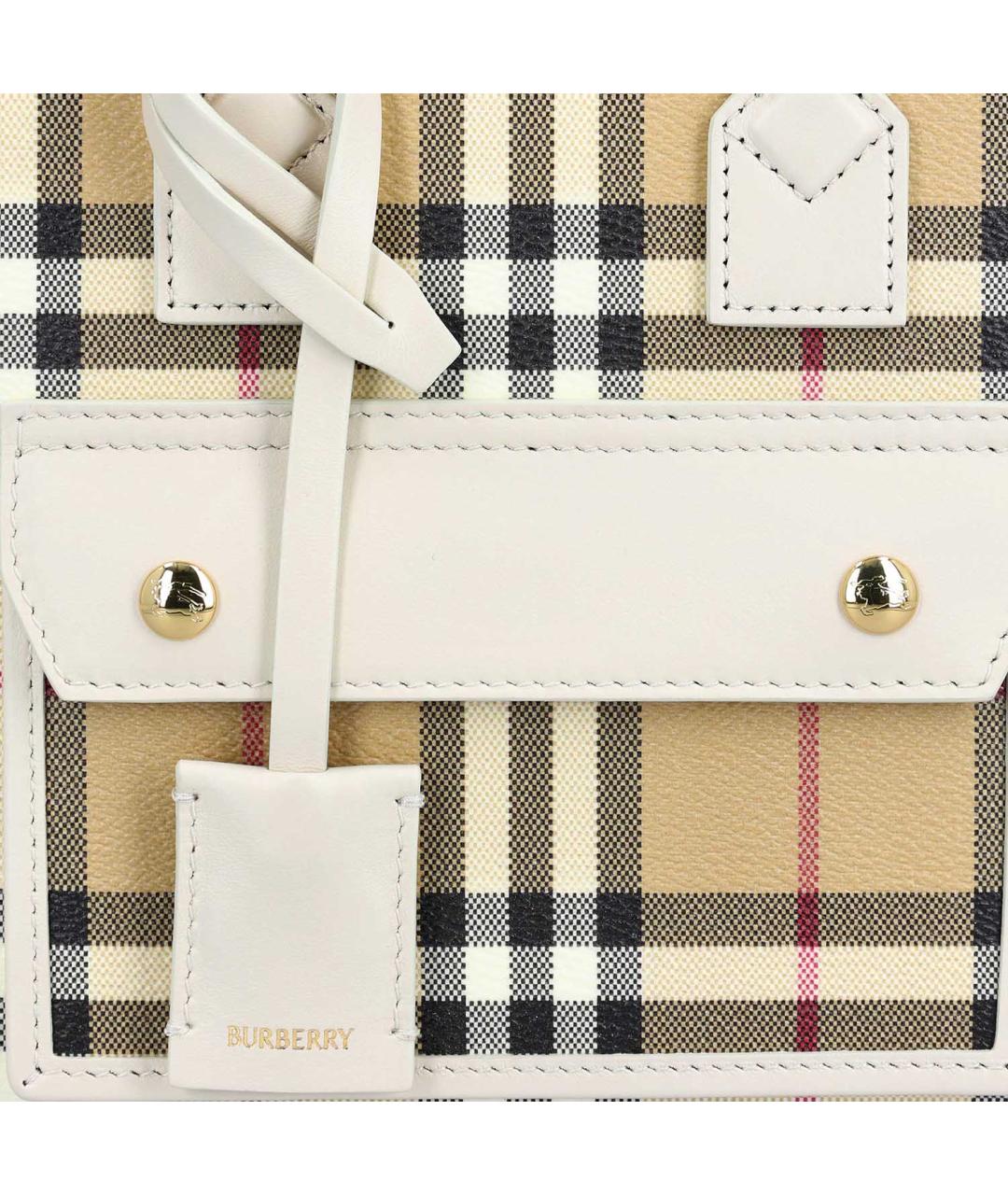 BURBERRY Мульти хлопковая сумка тоут, фото 3