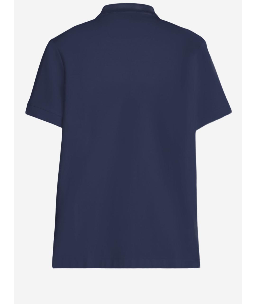 BURBERRY Синяя хлопковая футболка, фото 2