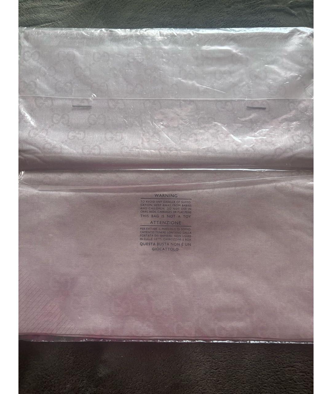 GUCCI Бежевый хлопковый платок, фото 6