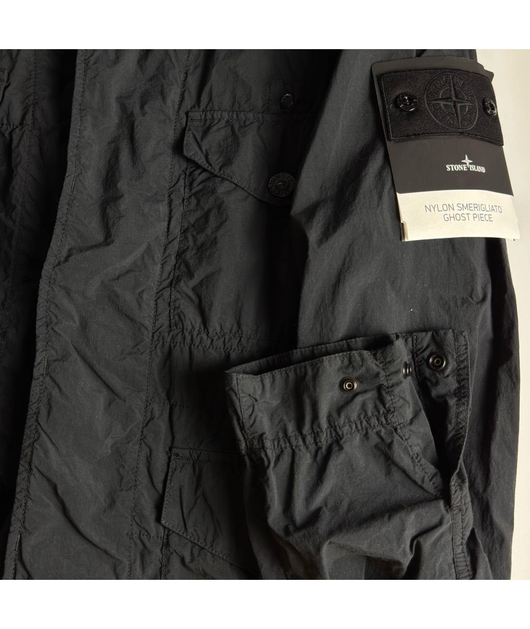 STONE ISLAND Черная куртка, фото 6