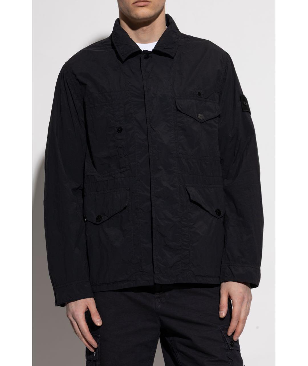 STONE ISLAND Черная куртка, фото 4