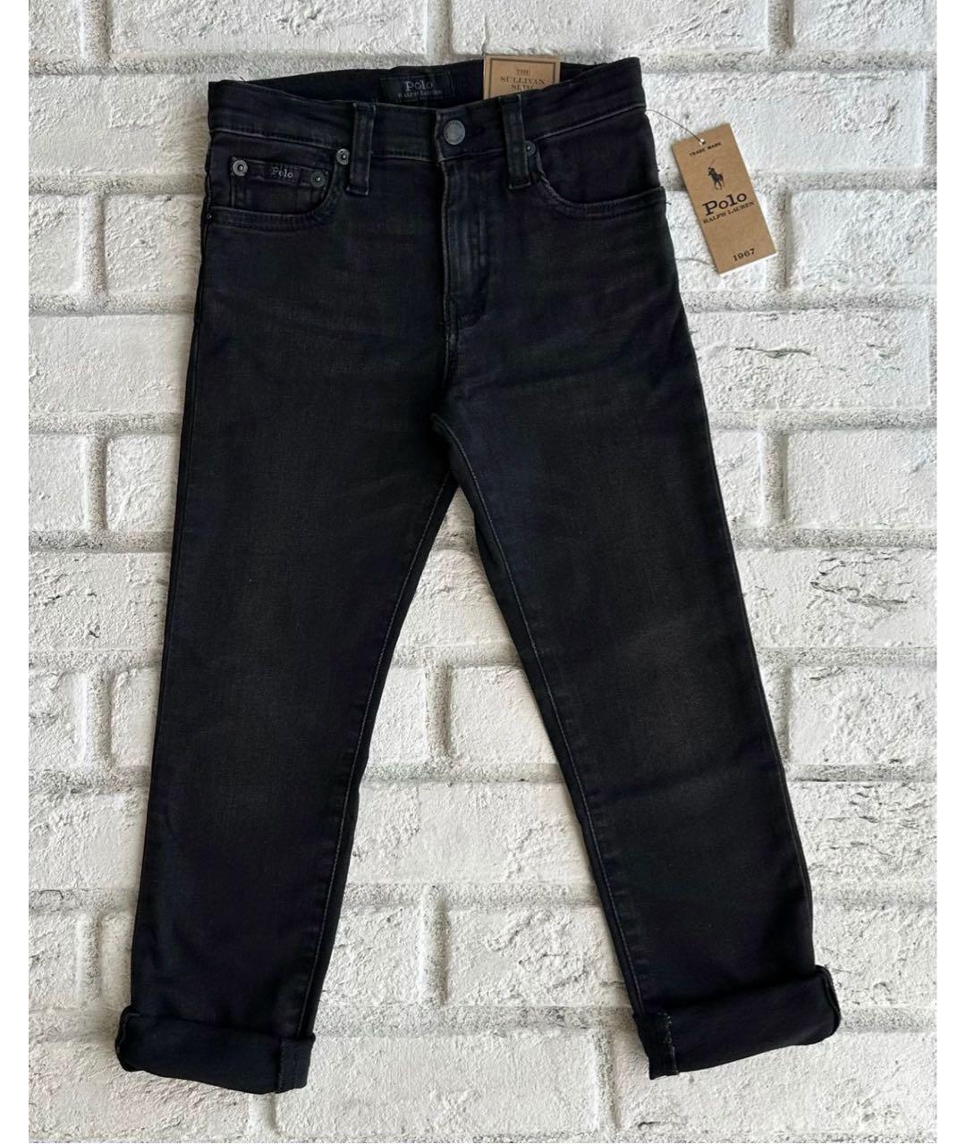 POLO RALPH LAUREN Серые хлопковые детские джинсы, фото 3