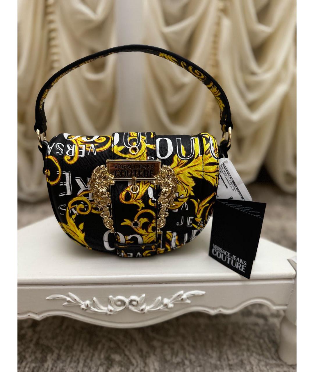 VERSACE JEANS COUTURE Мульти сумка с короткими ручками из искусственной кожи, фото 8