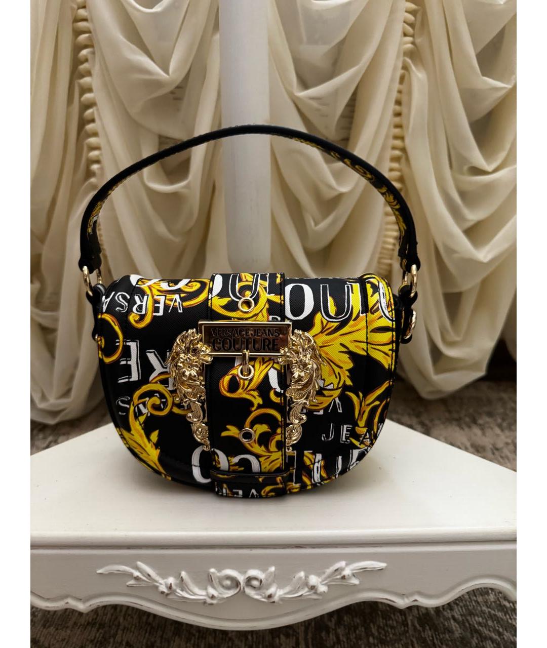 VERSACE JEANS COUTURE Мульти сумка с короткими ручками из искусственной кожи, фото 6