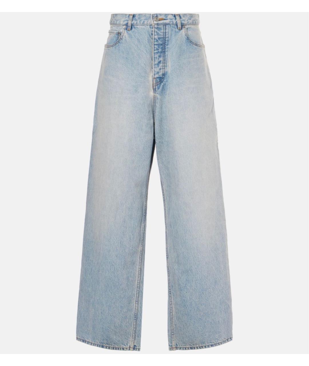 BALENCIAGA Голубые прямые джинсы, фото 6