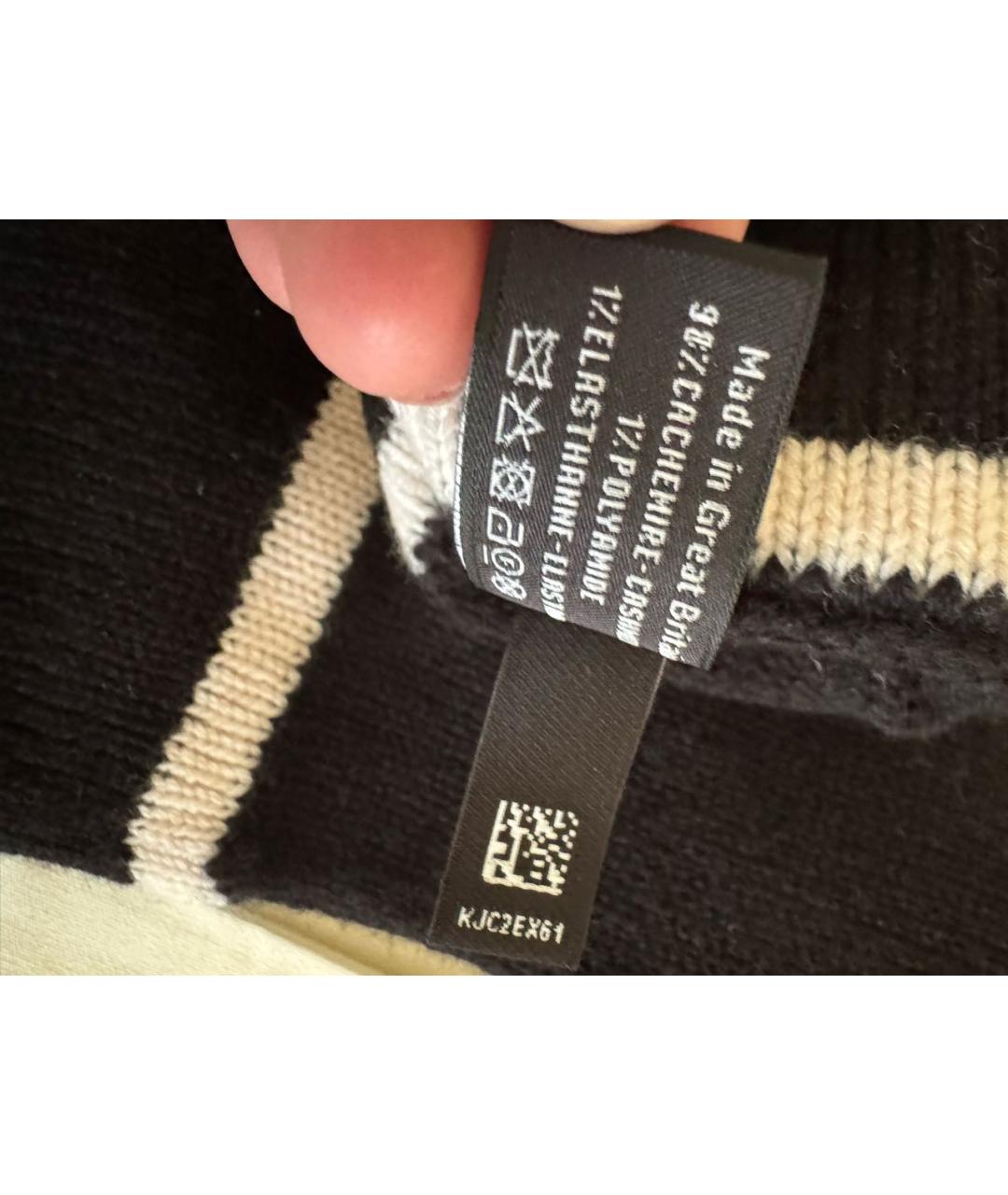 CHANEL Черные кашемировые перчатки, фото 6