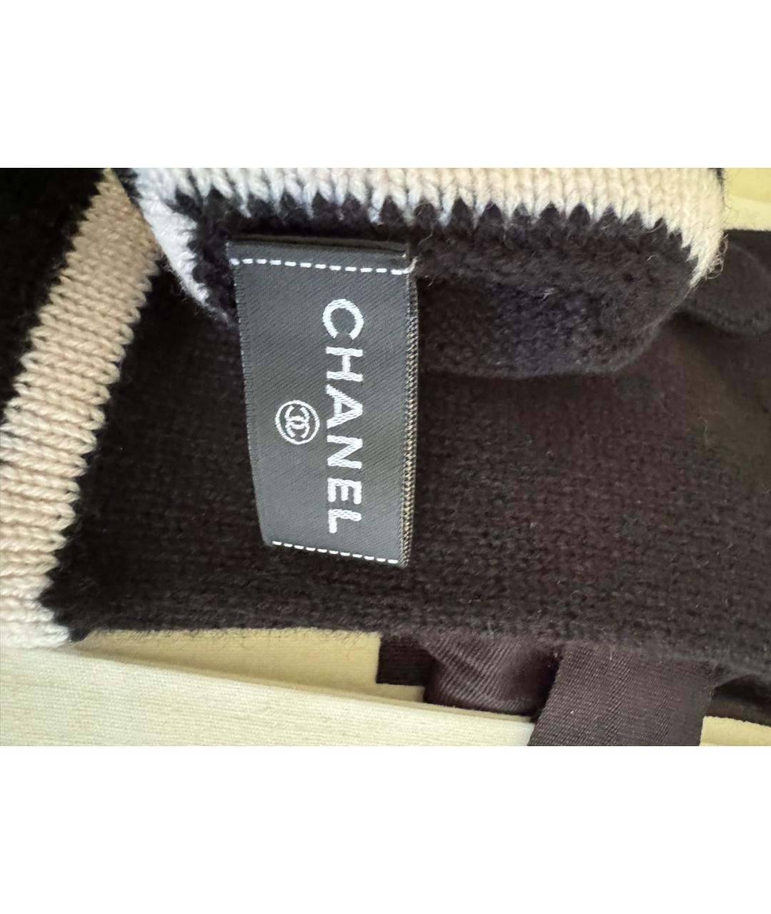 CHANEL Черные кашемировые перчатки, фото 4