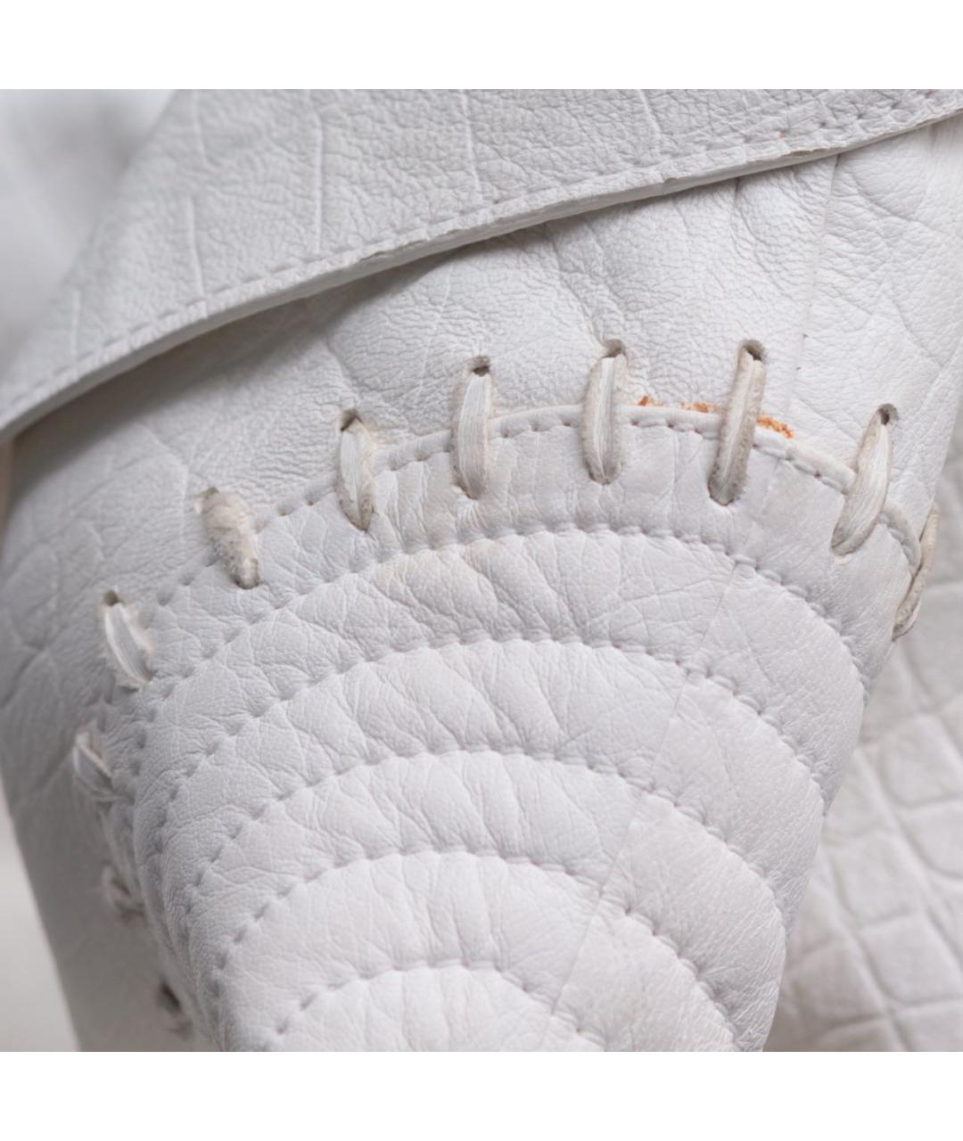 ROBERTO CAVALLI Белая кожаная куртка, фото 6