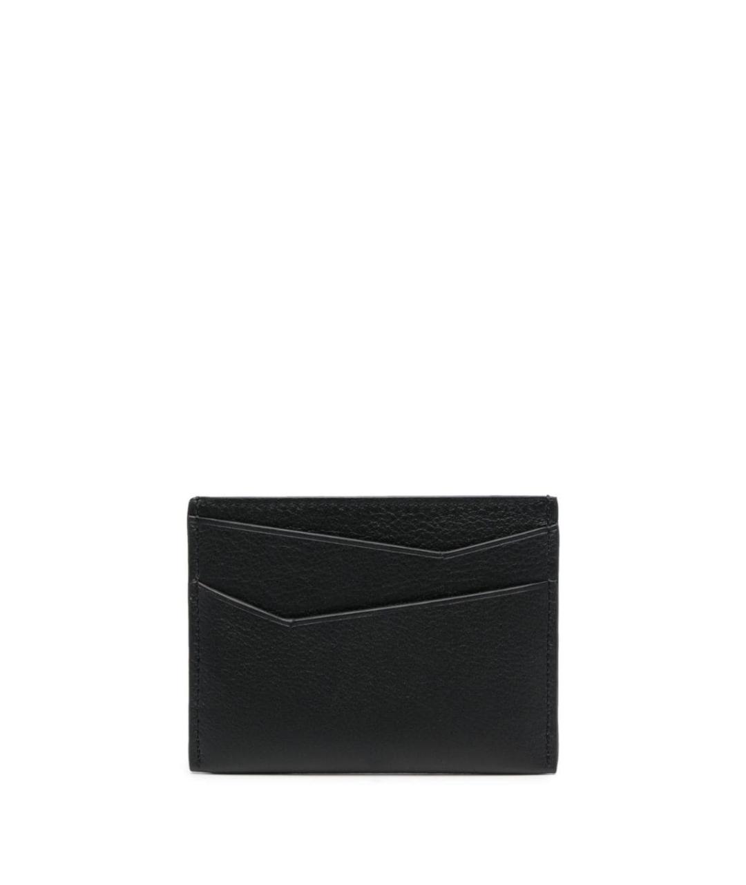 LOEWE Черный кожаный кардхолдер, фото 3