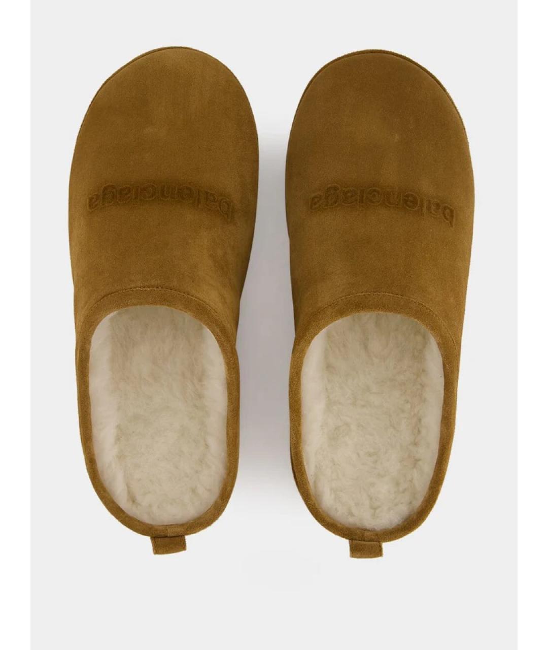 BALENCIAGA Коричневые замшевые низкие ботинки, фото 4